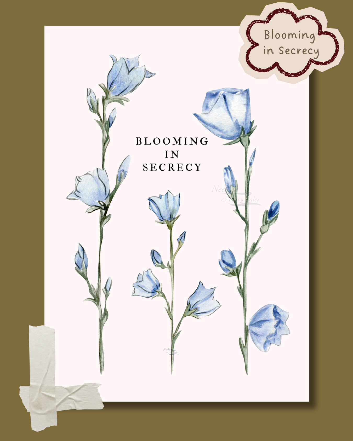 Blooming in Secrecy - A5 Print