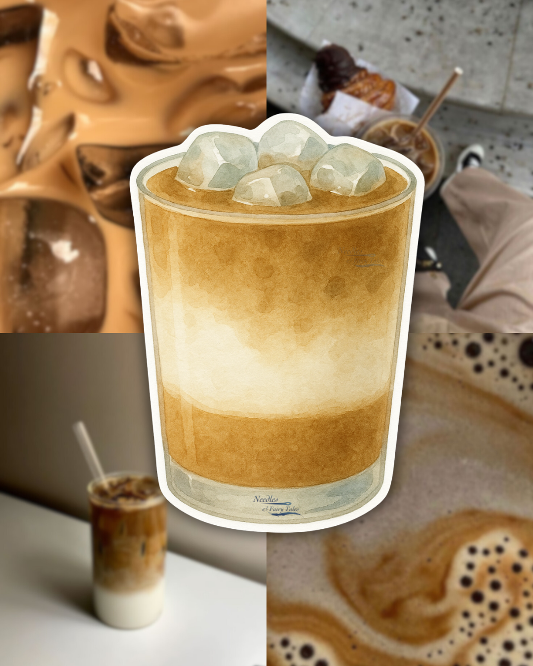 Ice Caramel Latte - Sticker