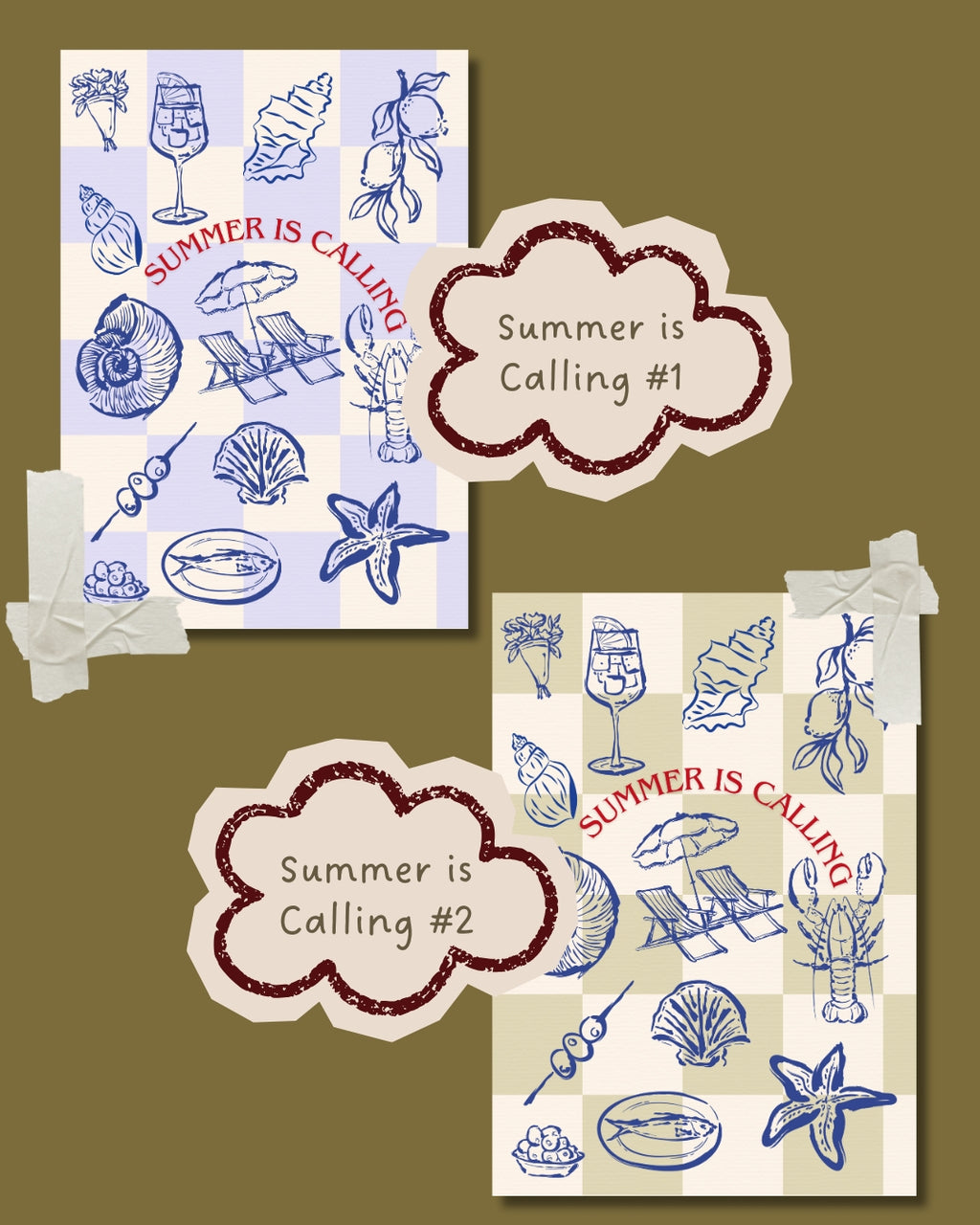 Summer Is Calling - A5 Prints