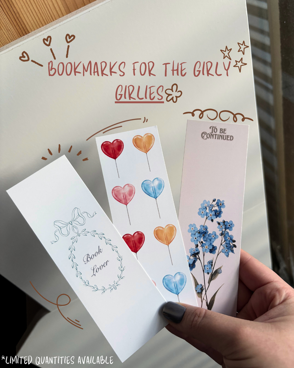 Girly Bookmarks
