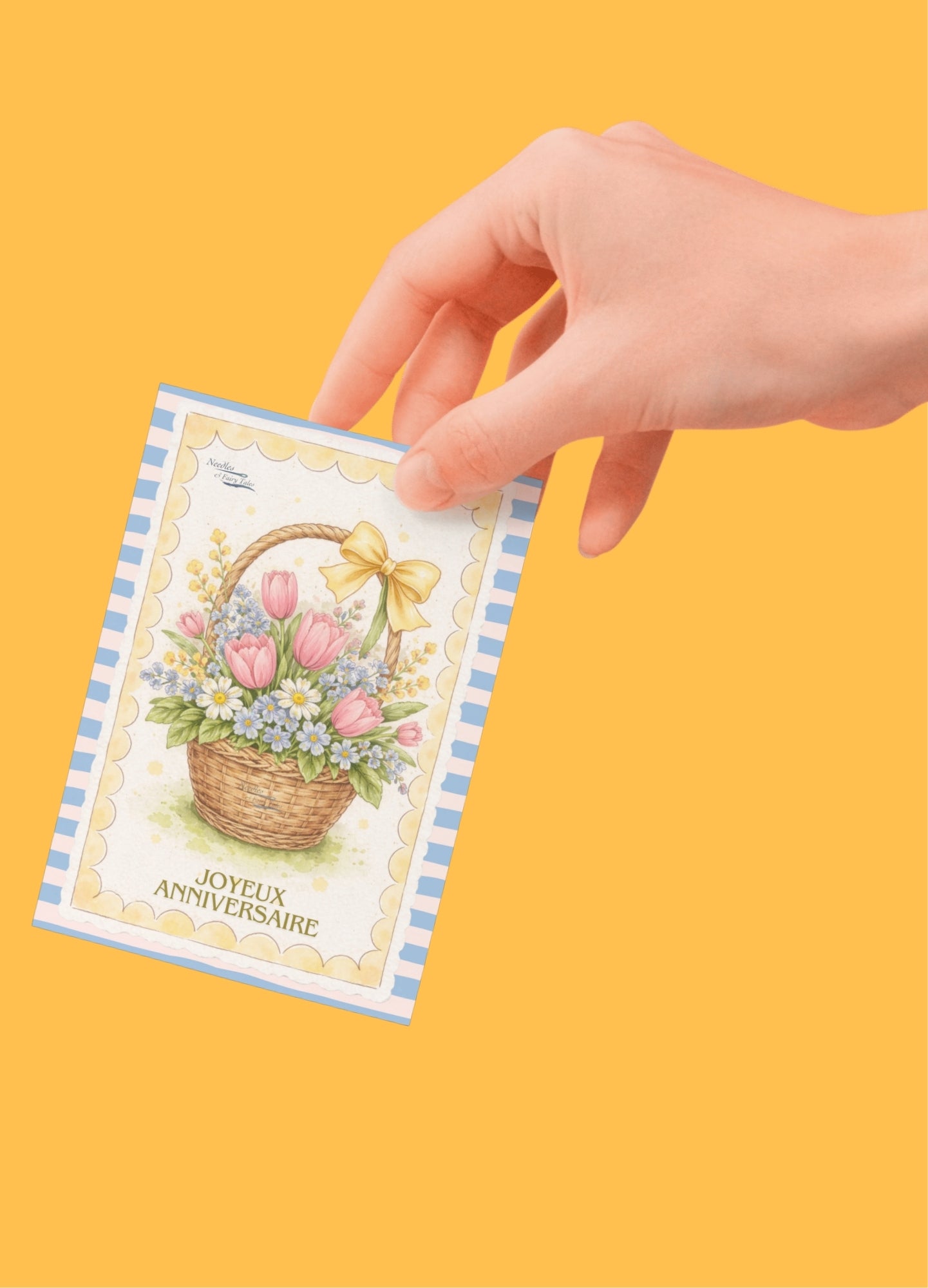 Joyeux Anniversaire - Postcard