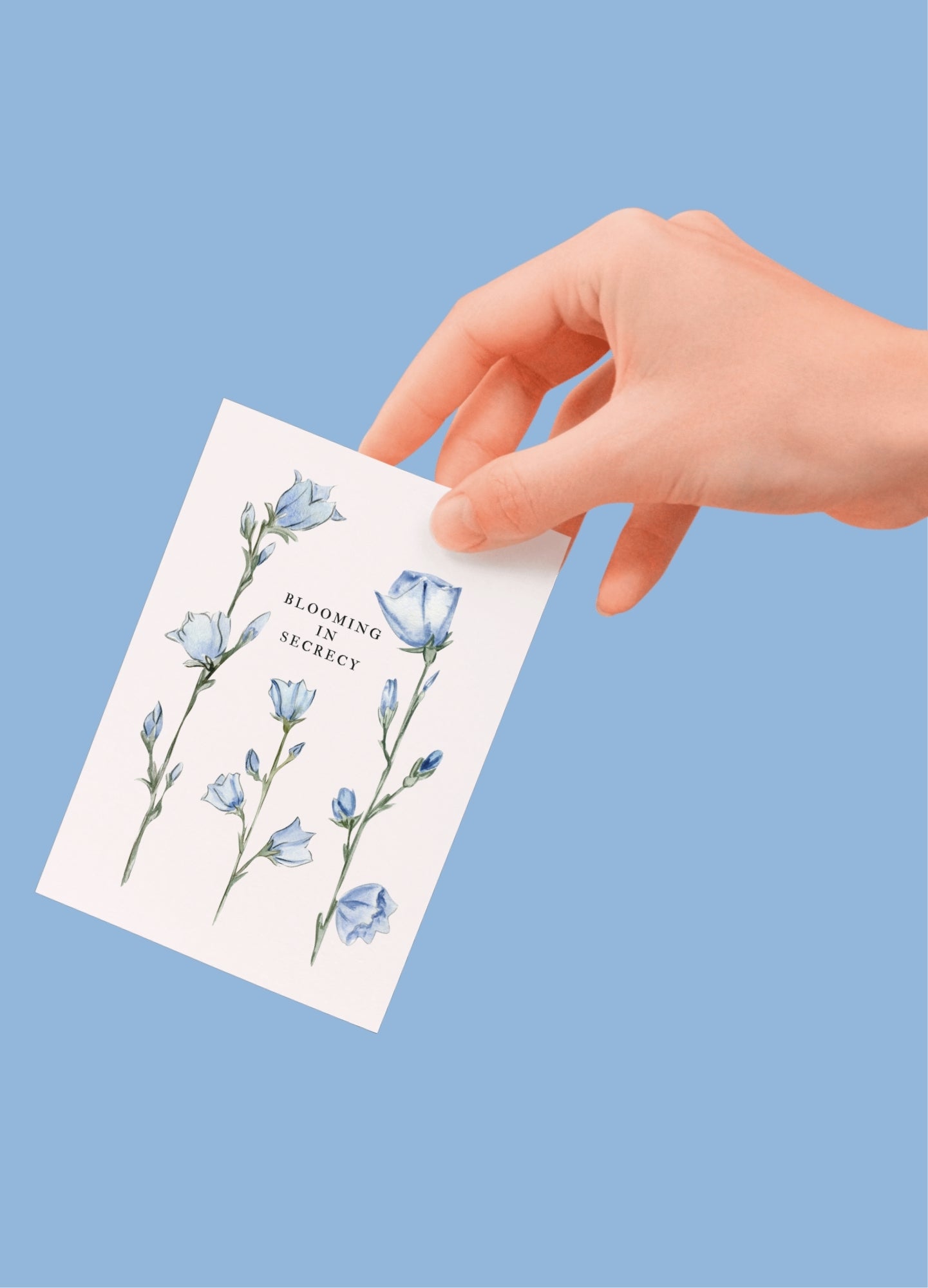 Blooming in Secrecy - Postcard