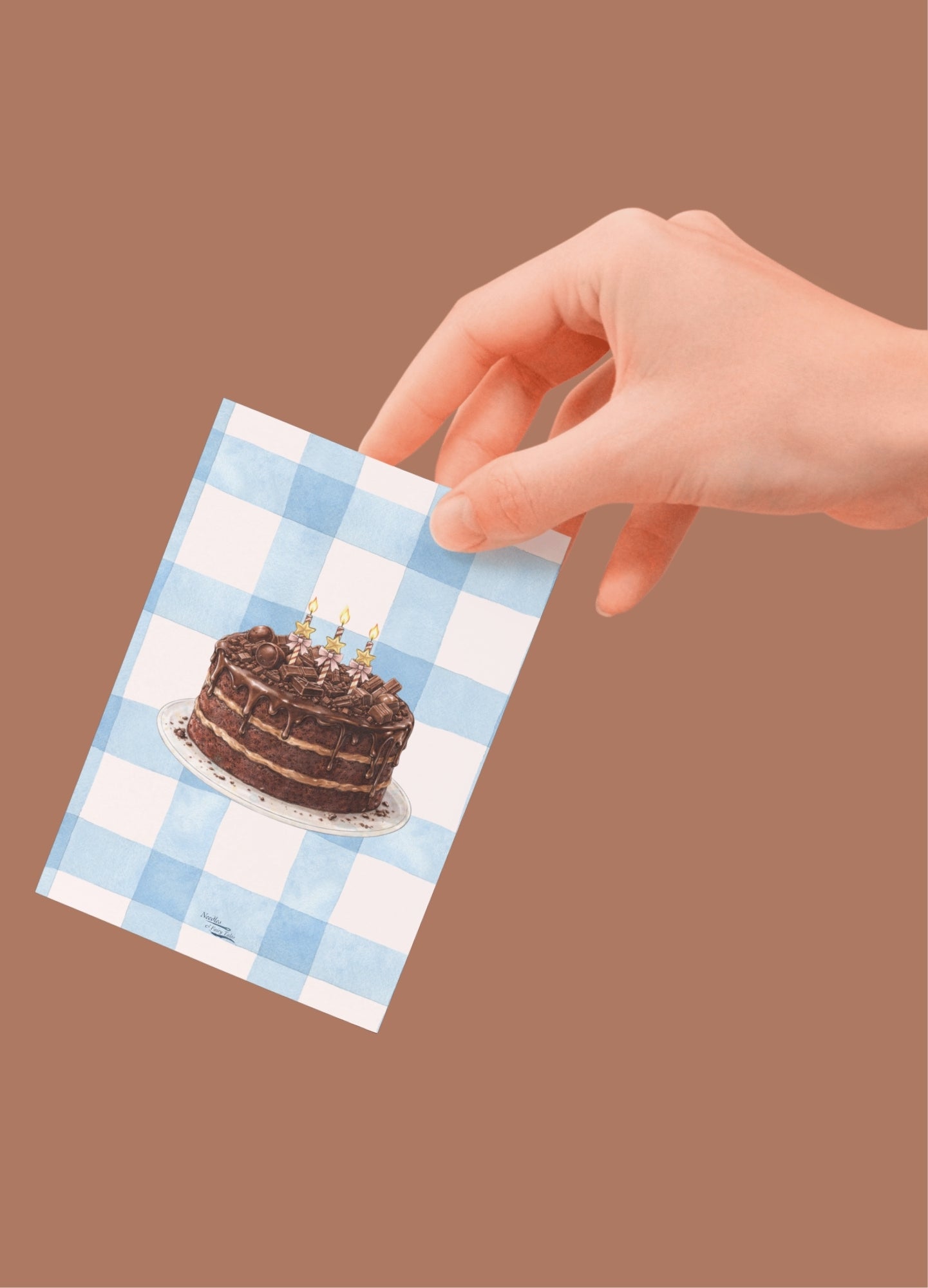 Chocolate Cake - Postcard