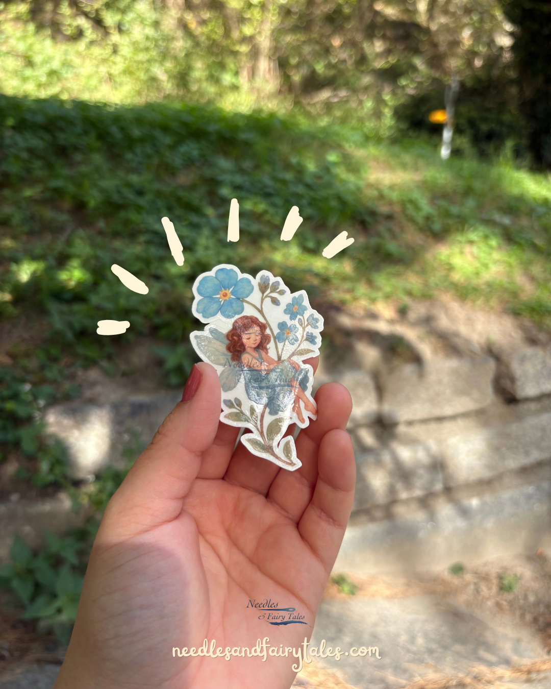 Bluewhirl Meadow - Sticker