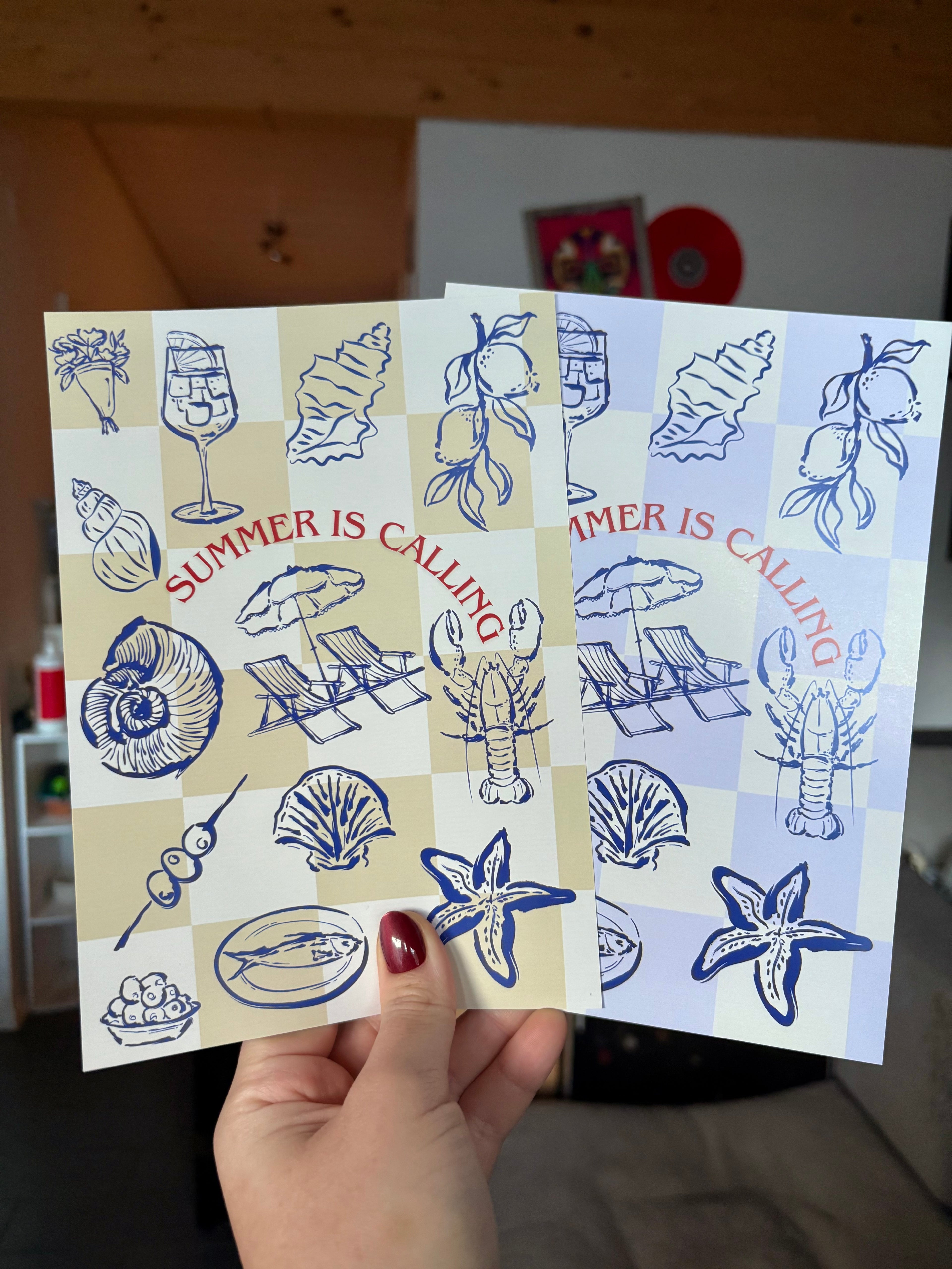 Summer Is Calling - A5 Prints