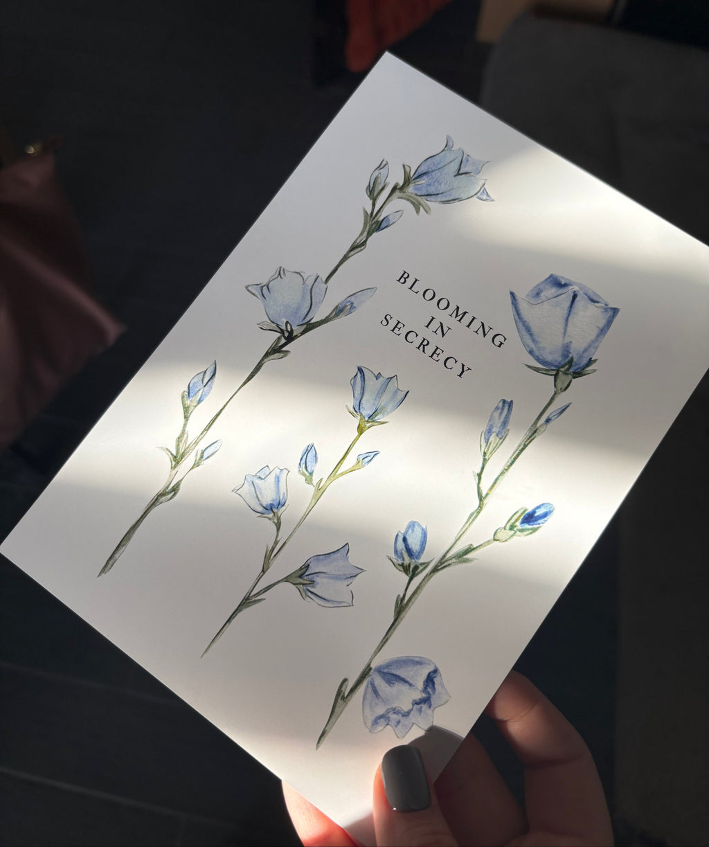 Blooming in Secrecy - A5 Print
