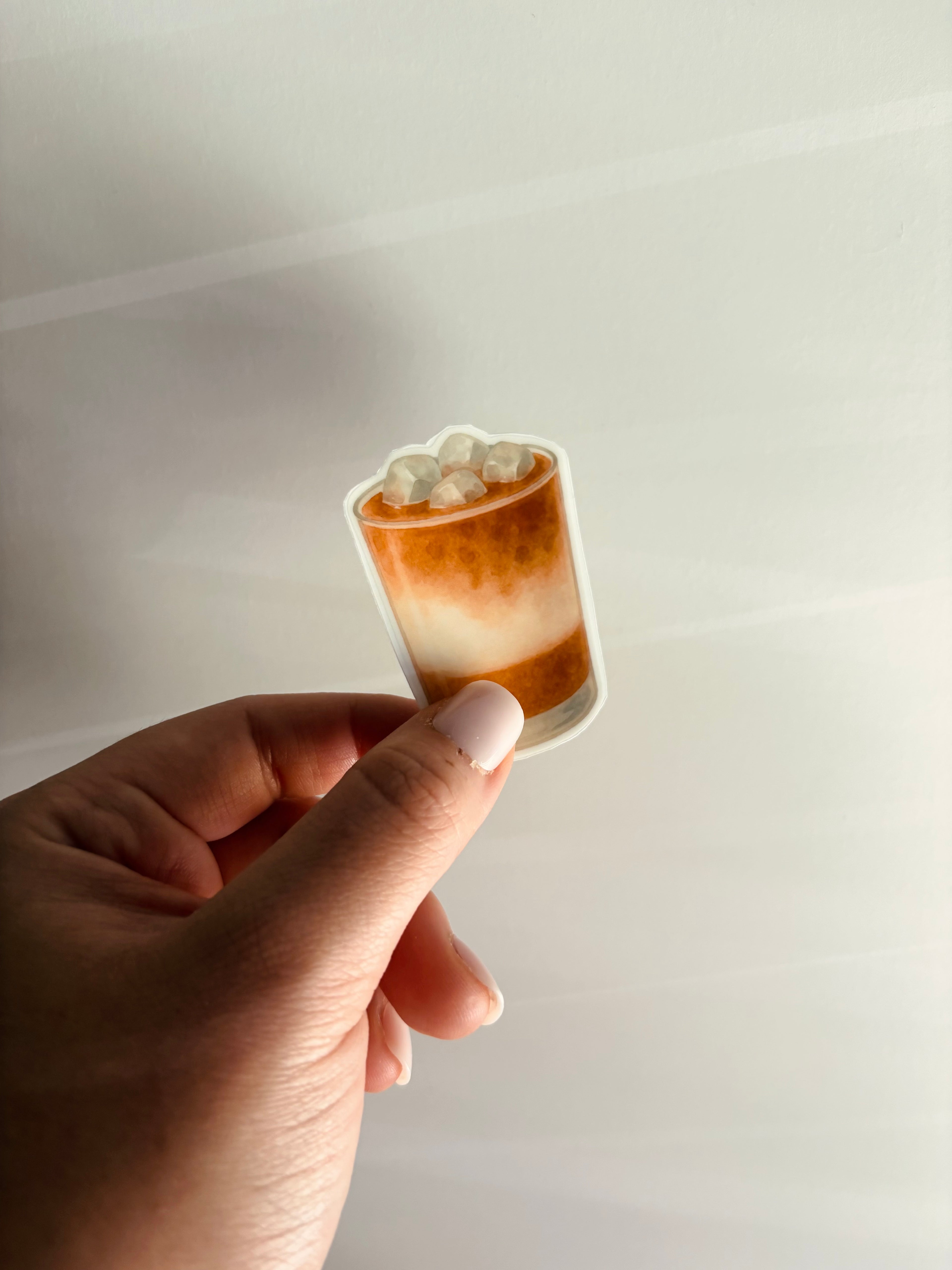 Ice Caramel Latte - Sticker