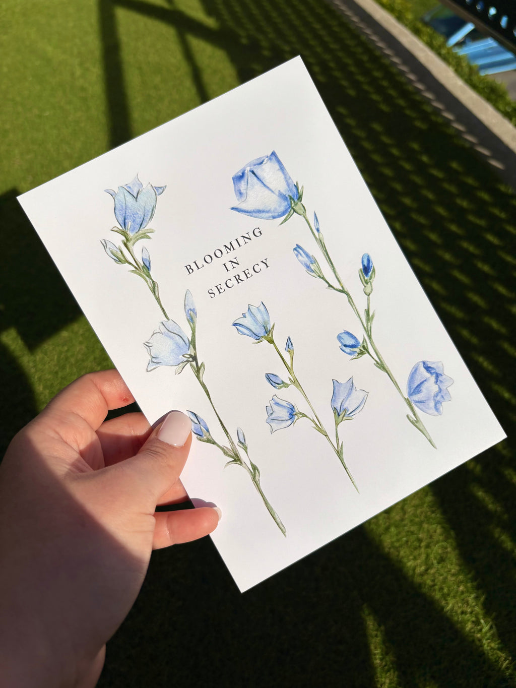 Blooming in Secrecy - A5 Print