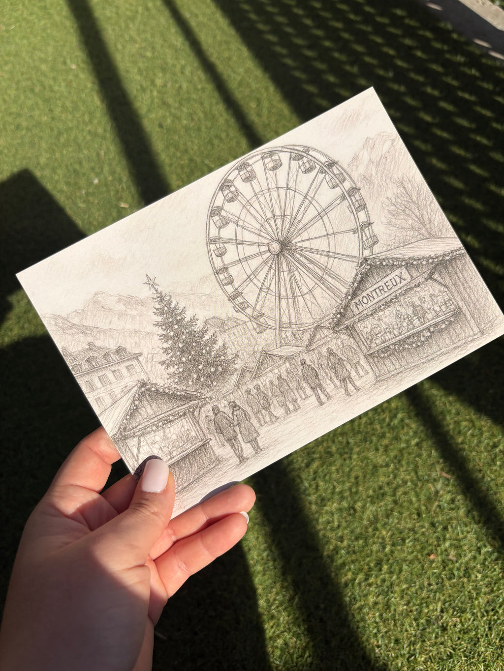 Montreux, A Christmas Story - A5 Print