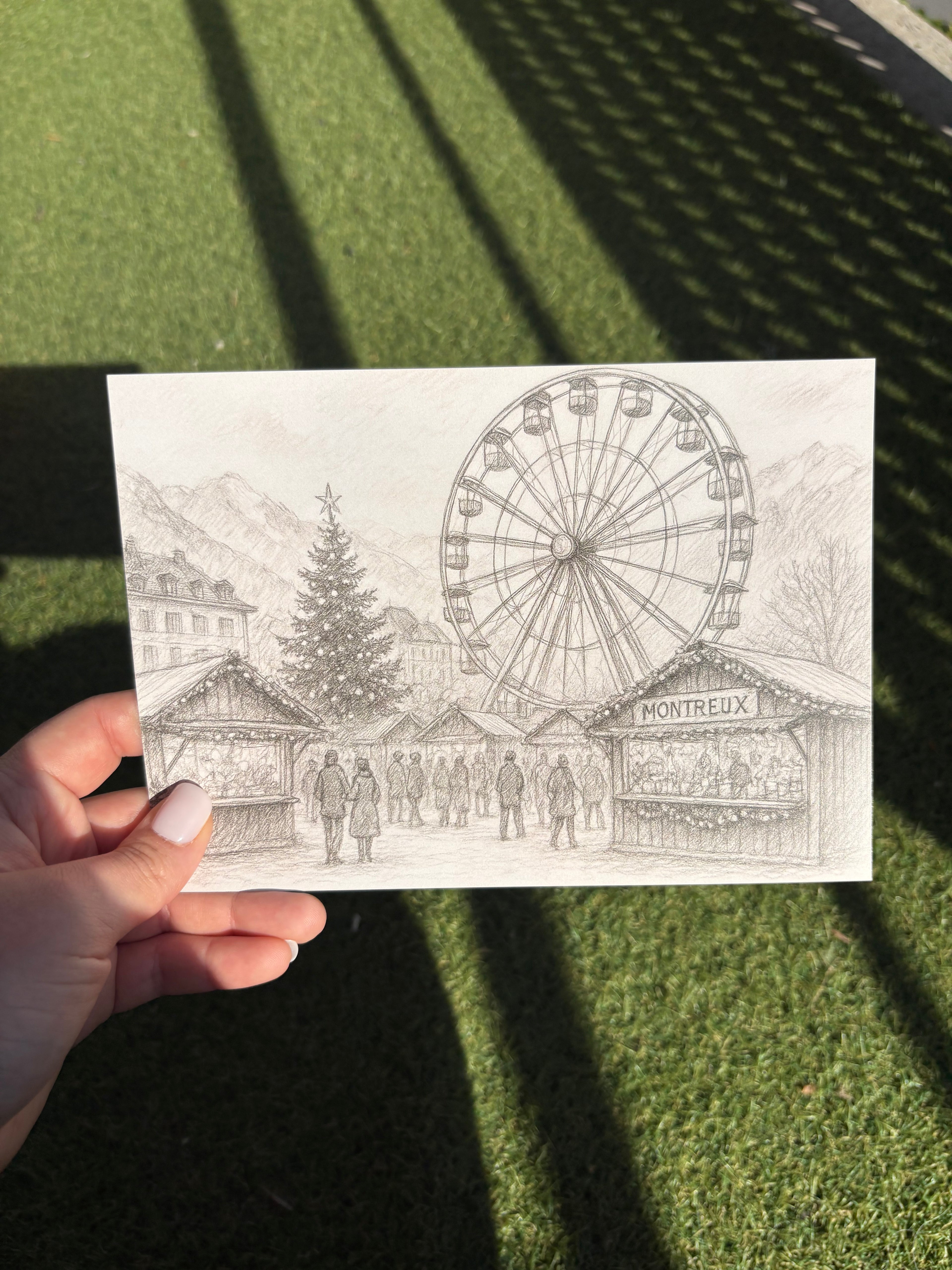 Montreux, A Christmas Story - A5 Print