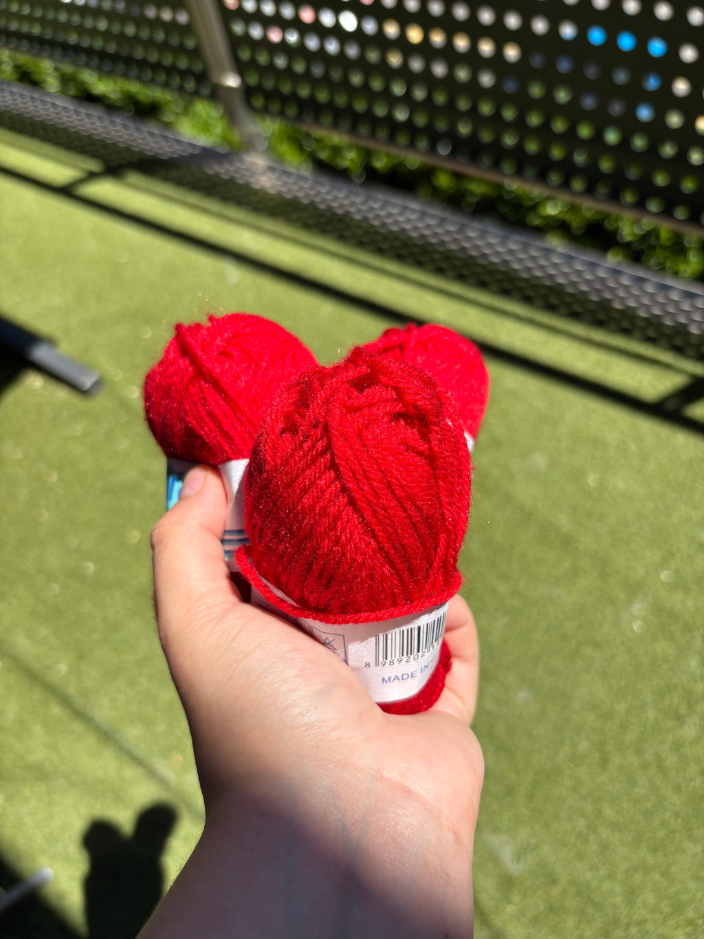Red Yarn – 25g Skein (100% Acrylic)