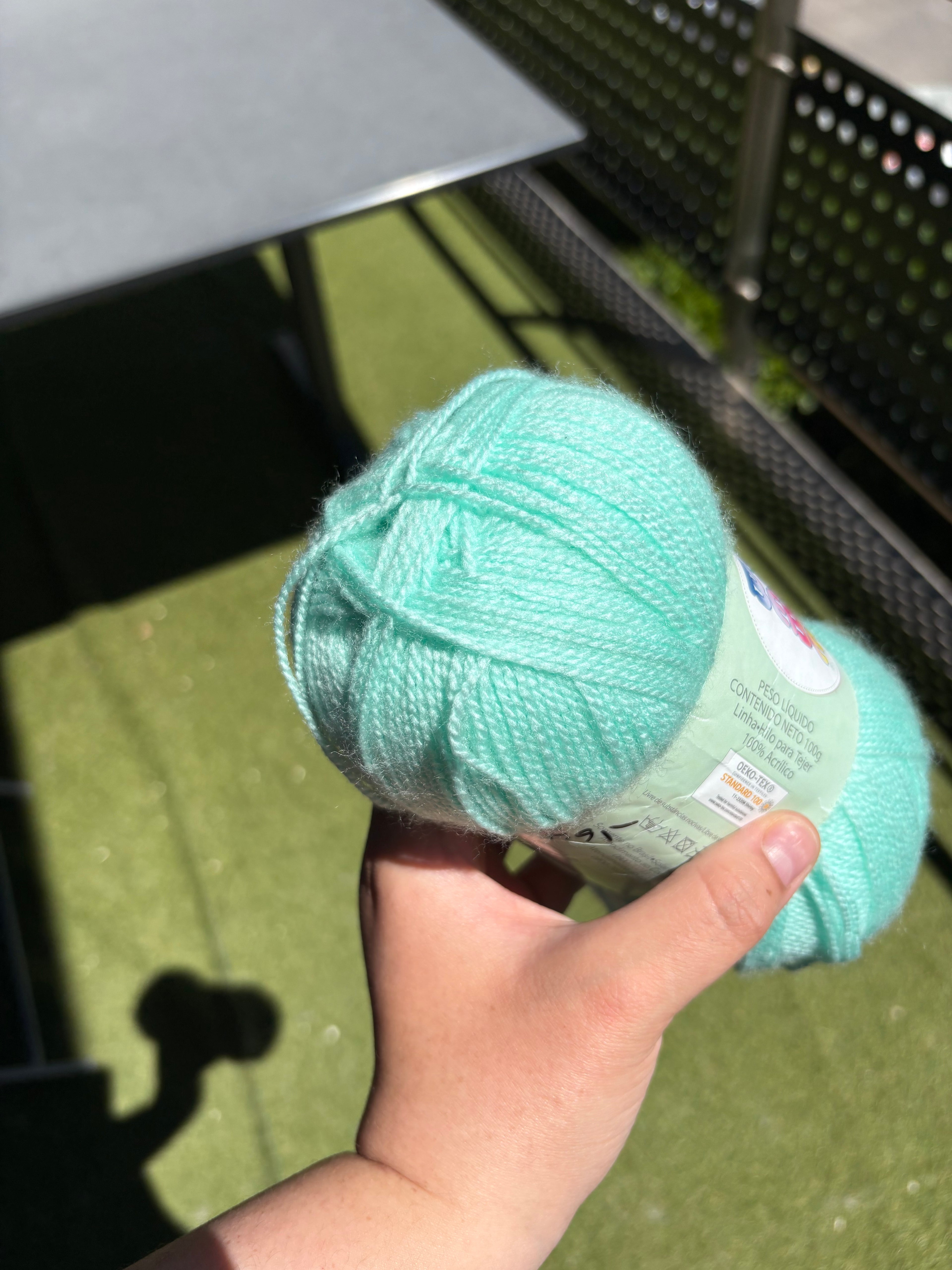 Mint Yarn – 100g Skein (100% Acrylic)