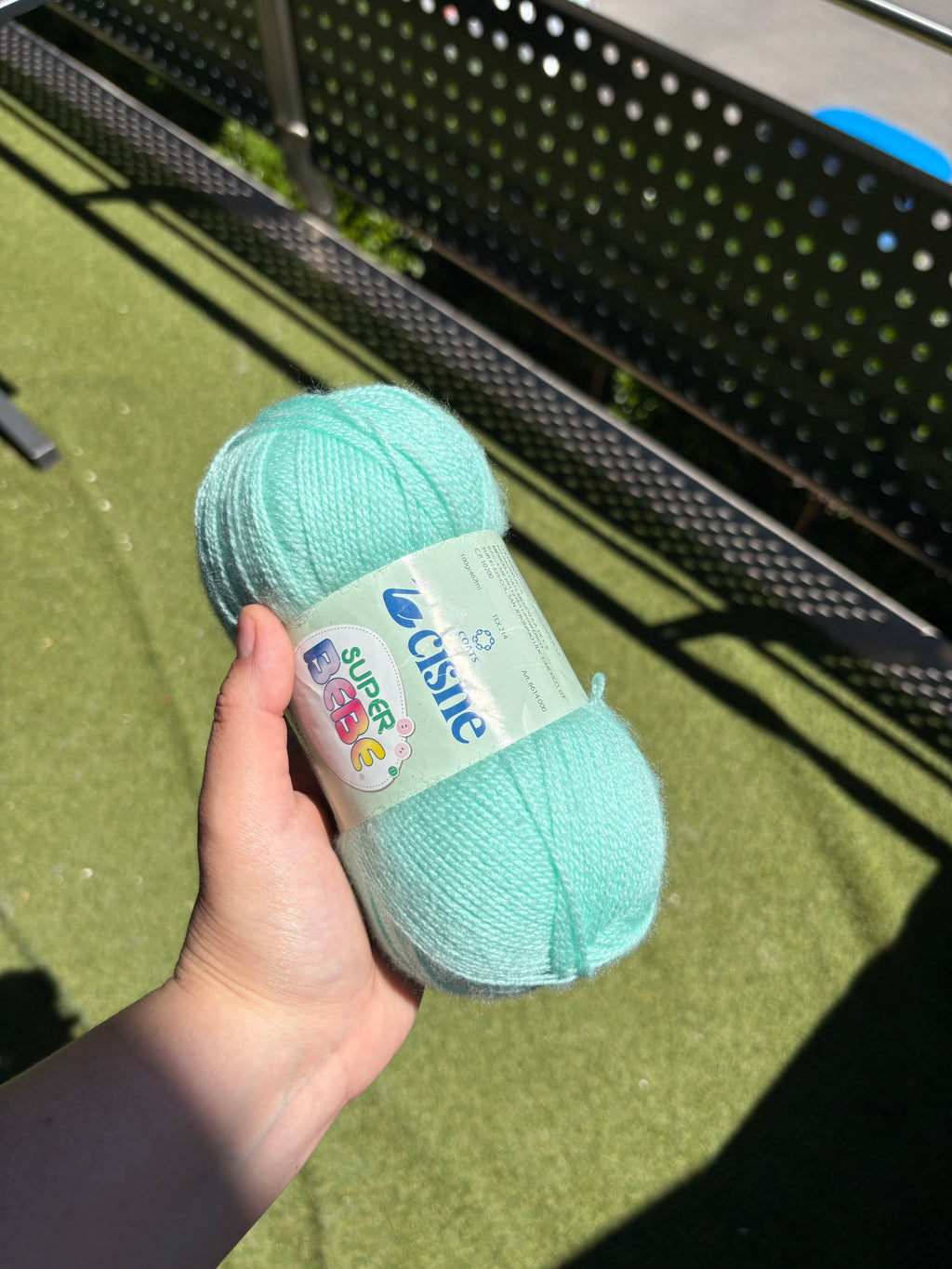 Mint Yarn – 100g Skein (100% Acrylic)