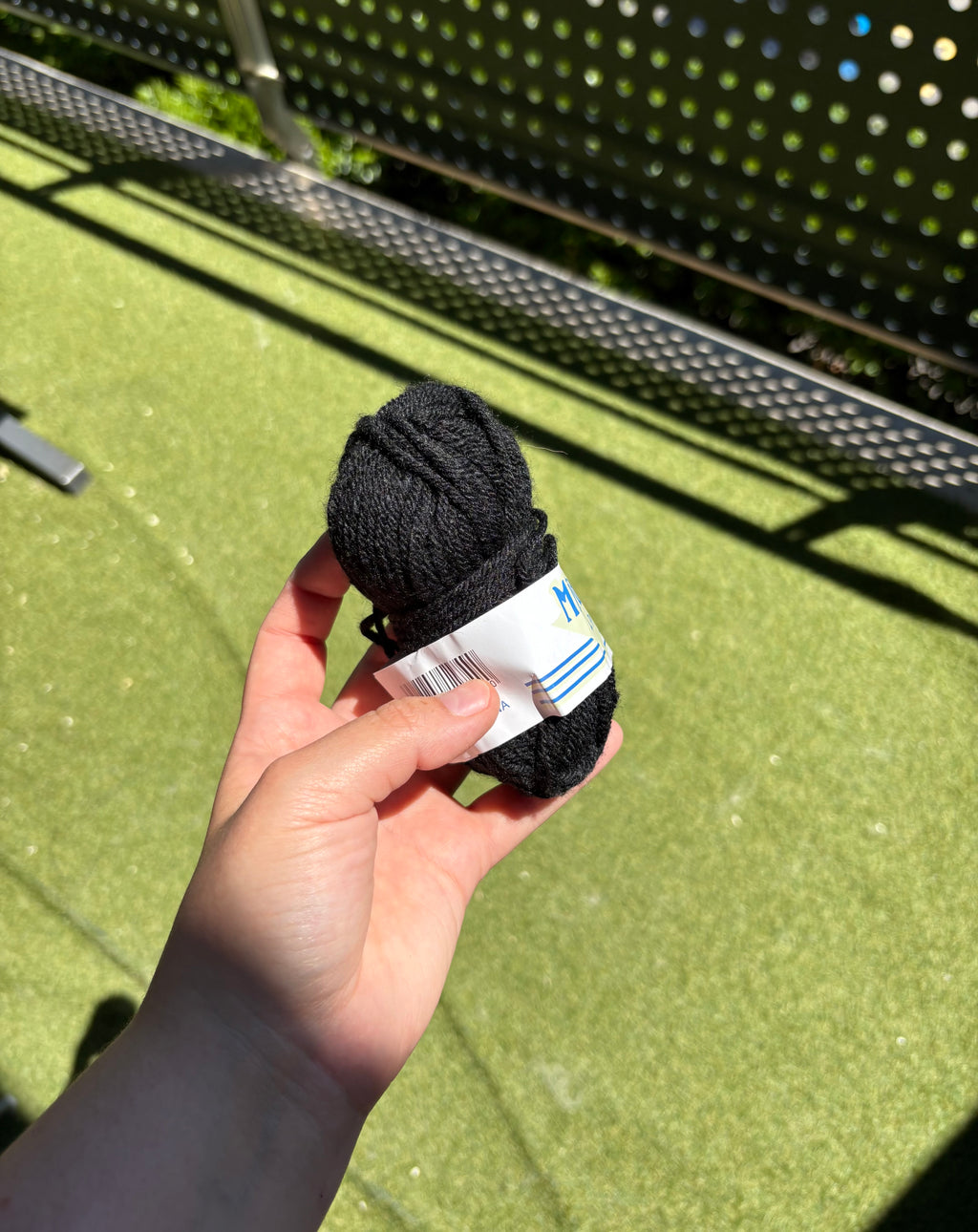 Black Yarn – 25g Skein (100% Acrylic)