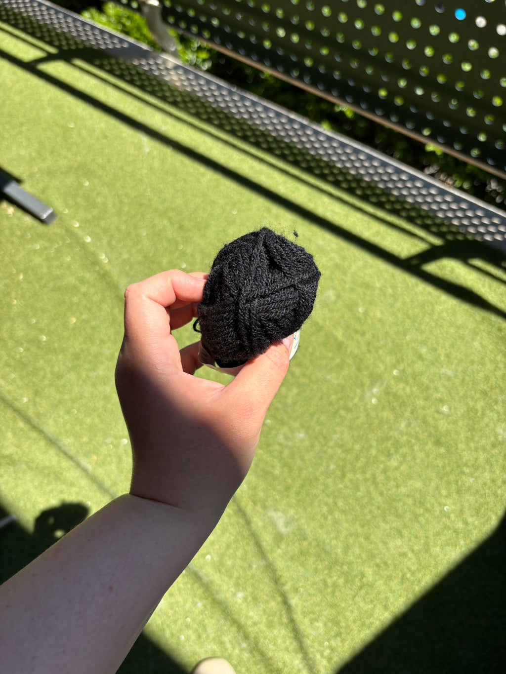 Black Yarn – 25g Skein (100% Acrylic)