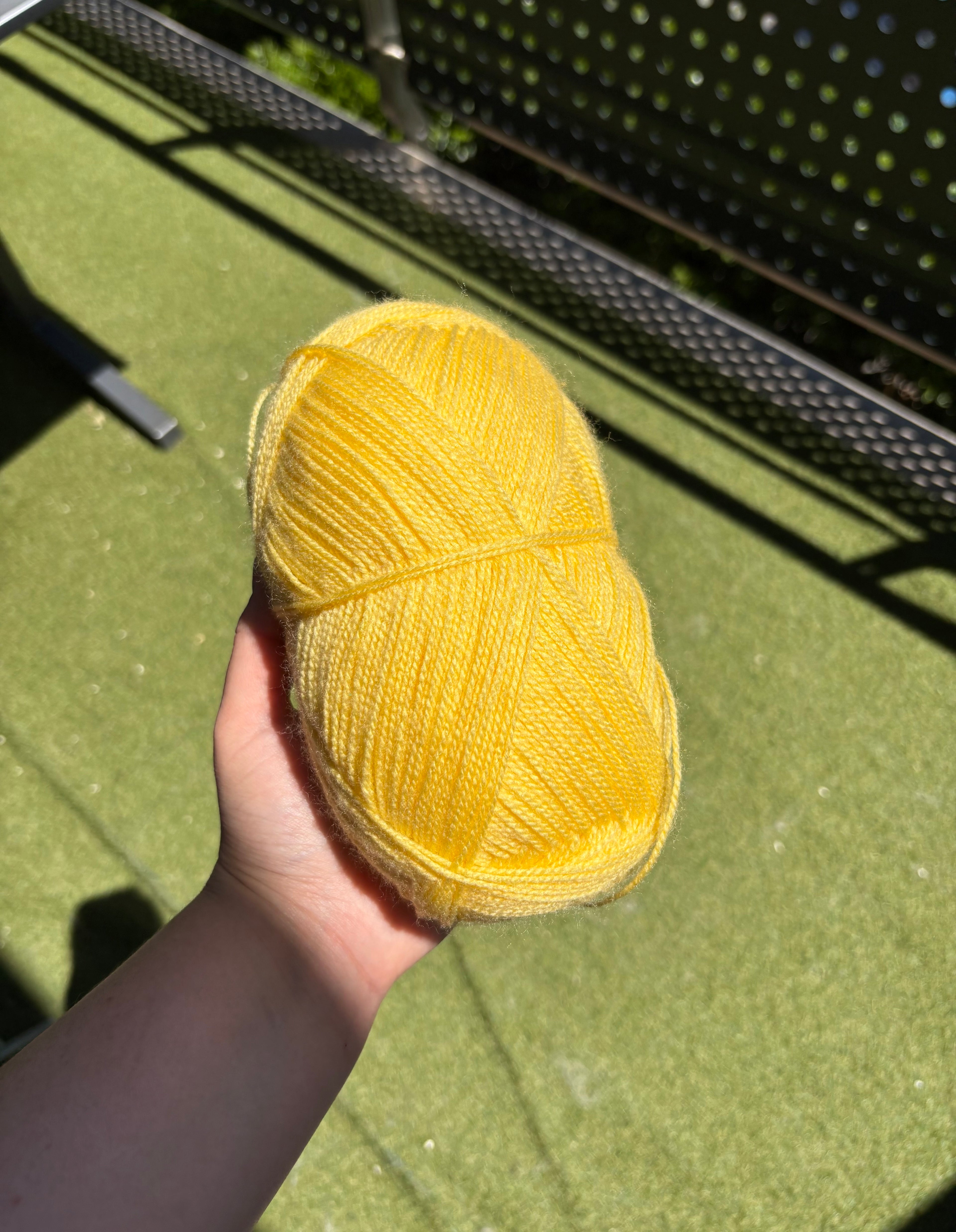 Yellow Yarn – 100g Skein (100% Acrylic)