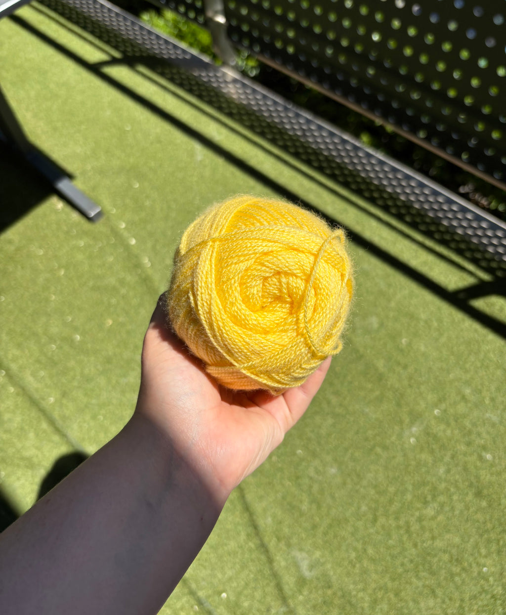 Yellow Yarn – 100g Skein (100% Acrylic)