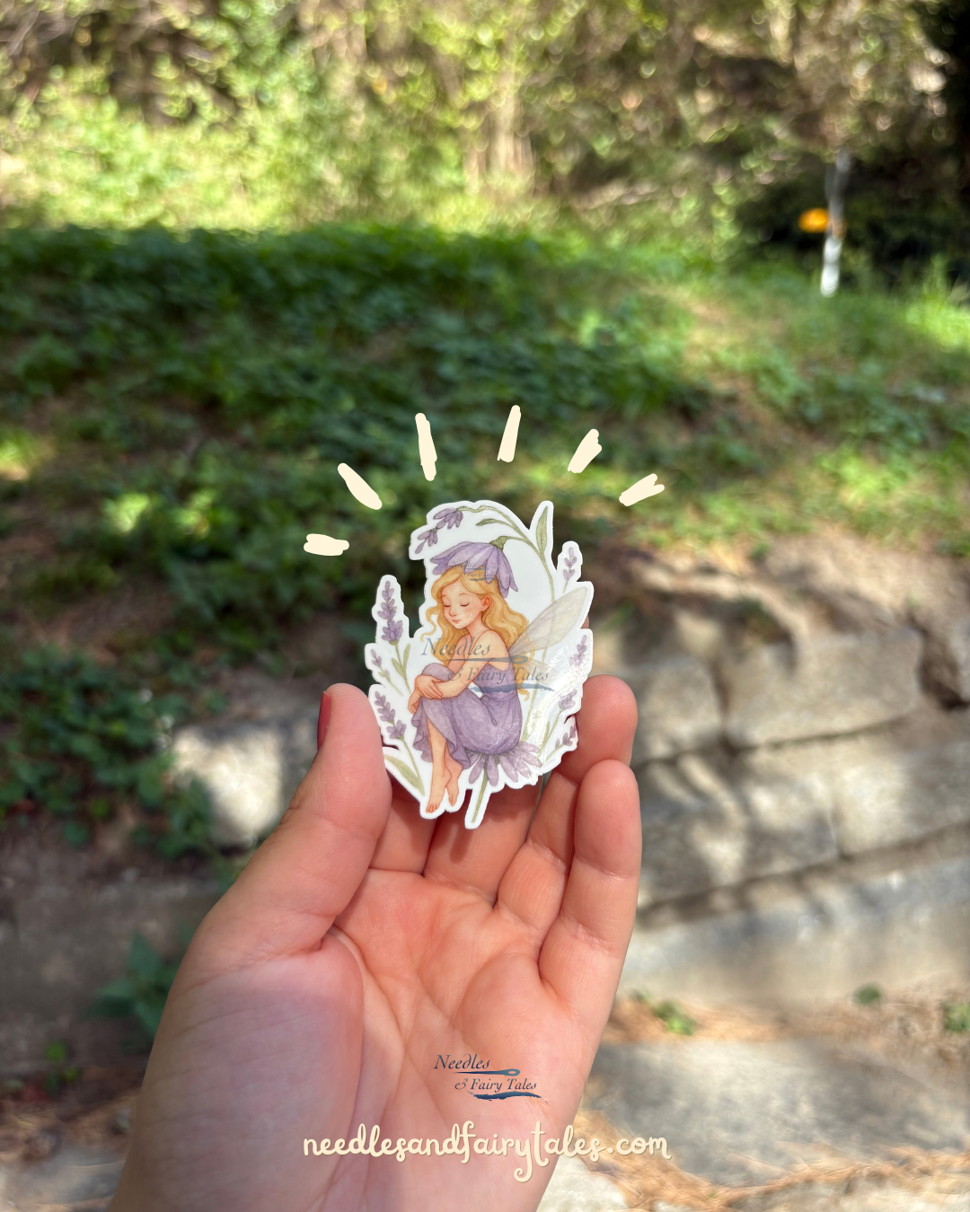 Serenity in Mauve - Sticker