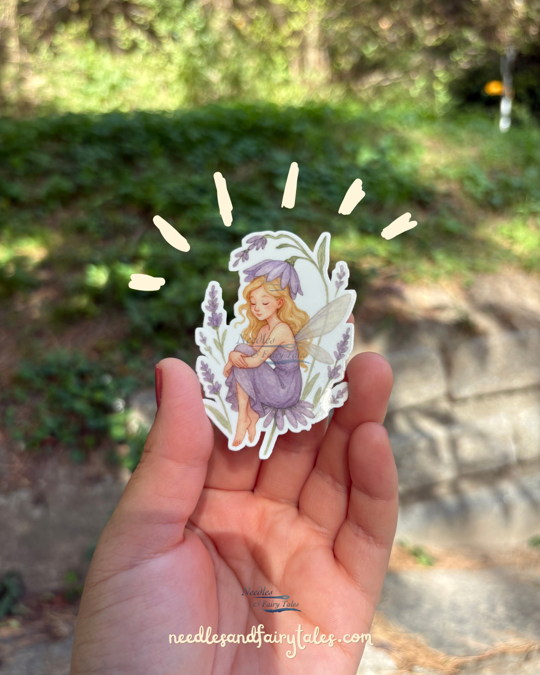 Serenity in Mauve - Sticker