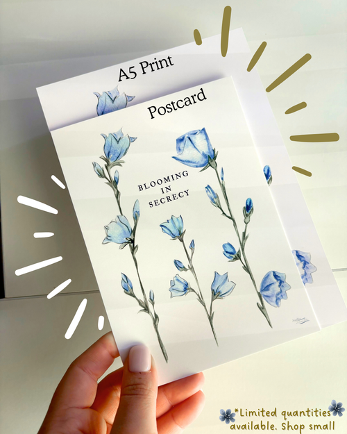Blooming in Secrecy - Postcard