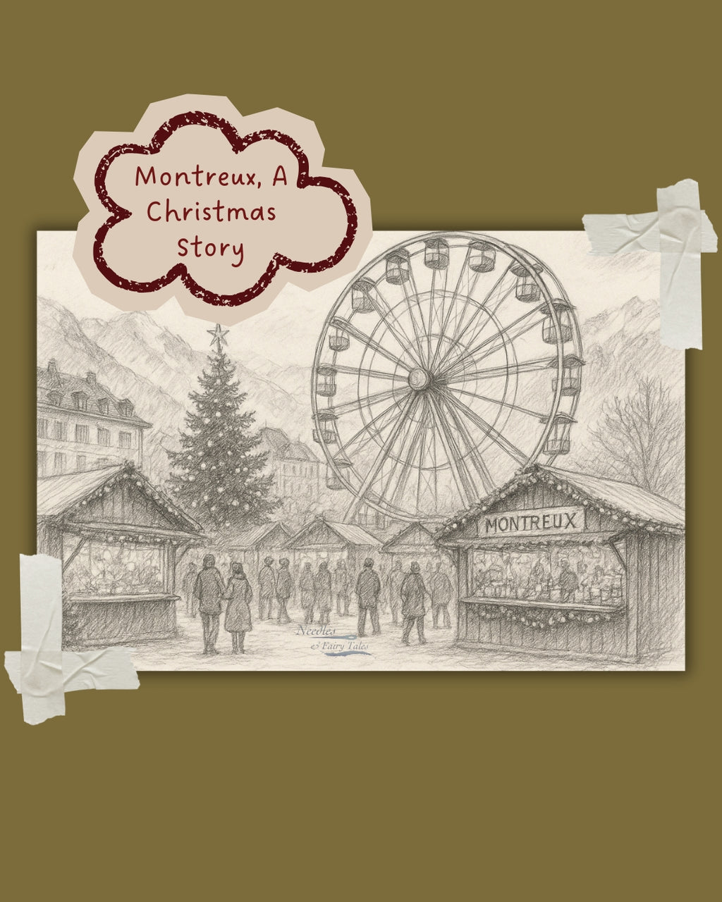 Montreux, A Christmas Story - A5 Print